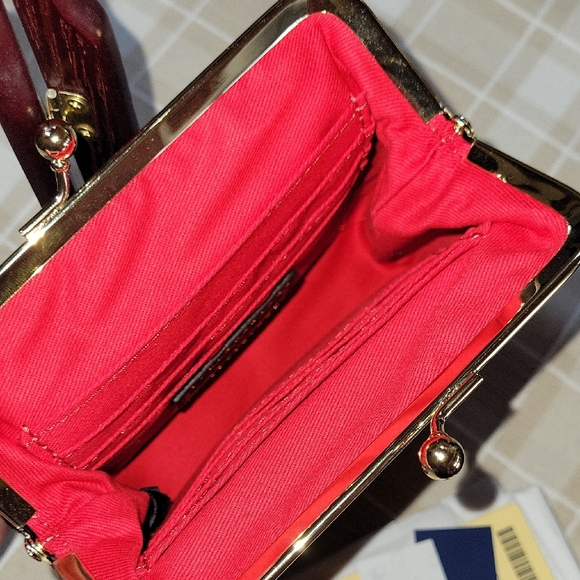 Dooney & Bourke Black Suede Clutch - Picture 6 of 12